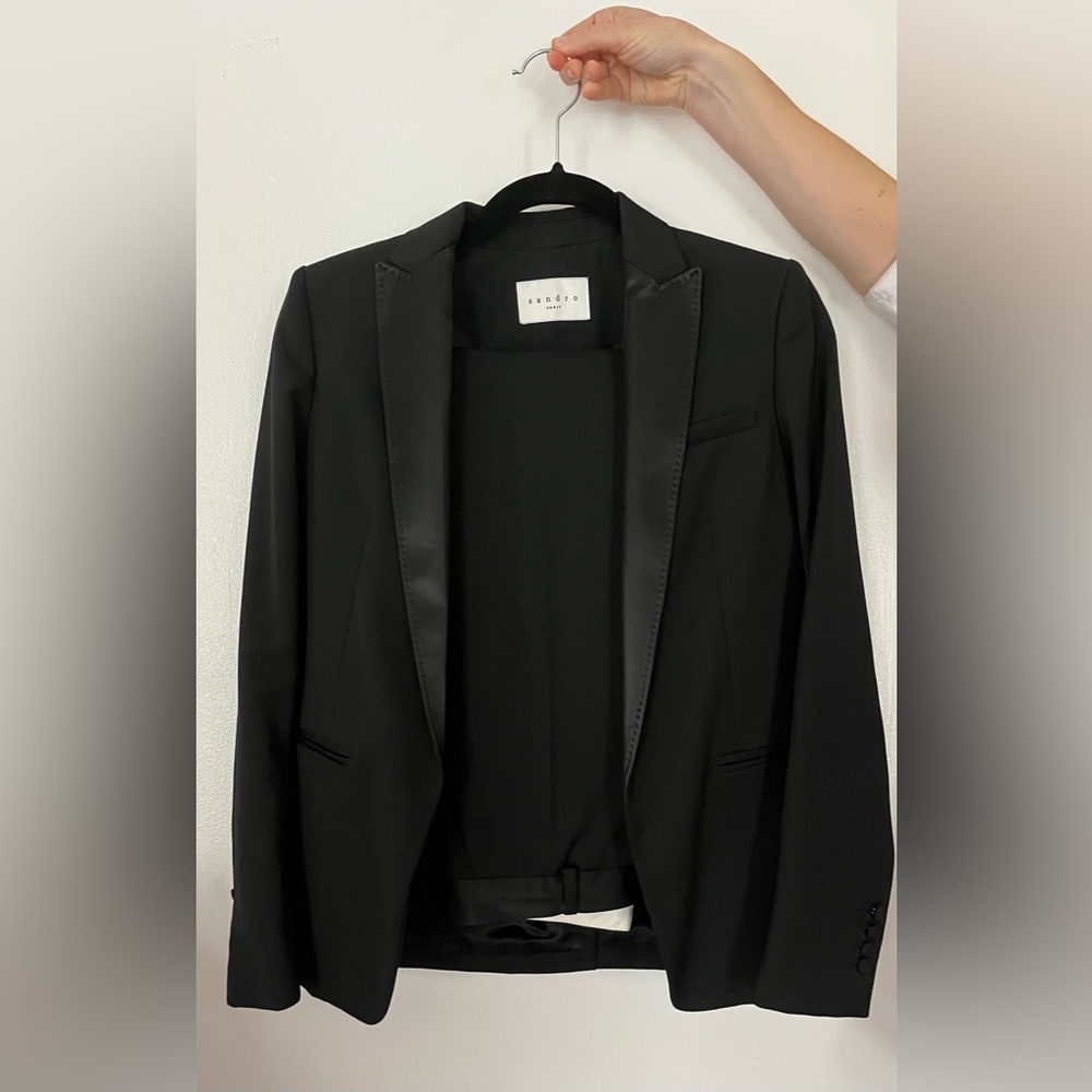 Sandro suit (black) - blazer and matching pants